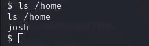 A user found in /home