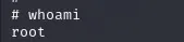 Confirming root access with id