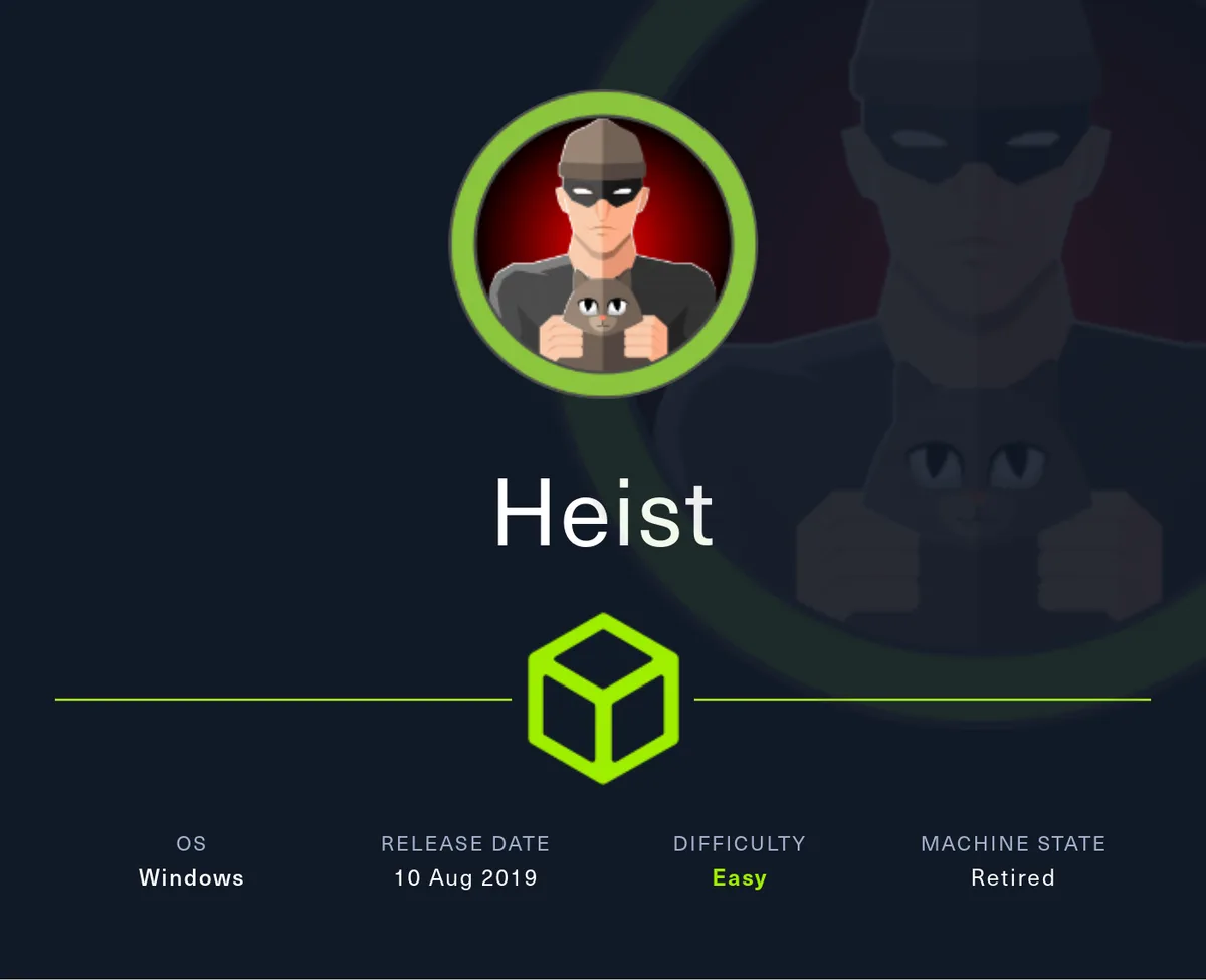 HackTheBox: Heist